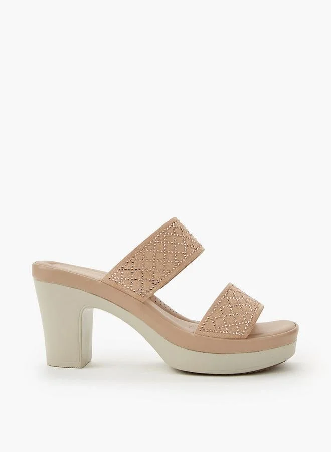 Le Confort two strap embellished sandal Ramadan Collection